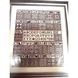 Red Velvet Building Blocks Cross-Stitch Pattern By Blue Ribbon Designs